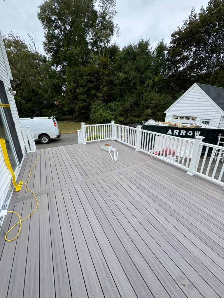Deck surface and railing detail